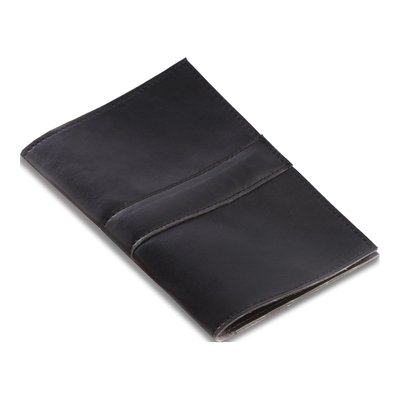 Black Leatherette Charger & Accessories Travel Case