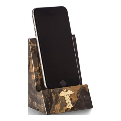 Tiger Eye Marble Phone Cradle – view 2