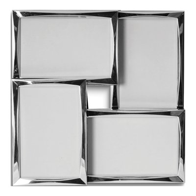 Silver-Tone Collage Photo Frame