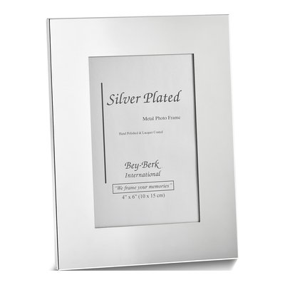 Silver-Plated 4x6 Photo Frame
