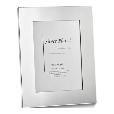 Silver-Plated 5x7 Photo Frame