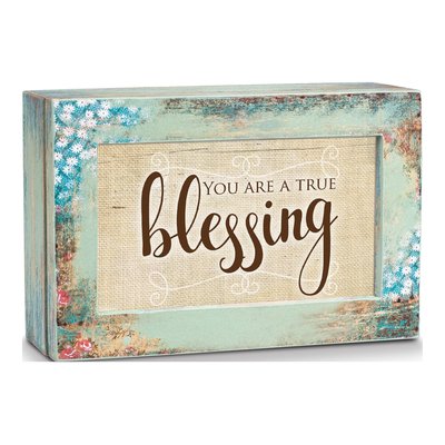 You Are a True Blessing Wood Music Box - Plays Hymn