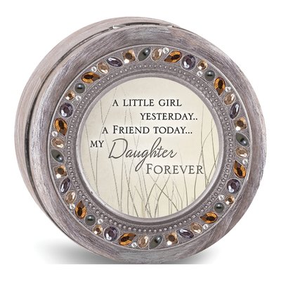Daughter Forever Jeweled Musical Keepsake Box