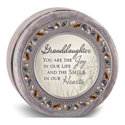 Granddaughter Musical Keepsake Box - Plays Wonderful World