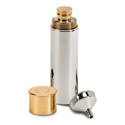 Shotgun Shell Stainless Steel 3oz Flask & Funnel