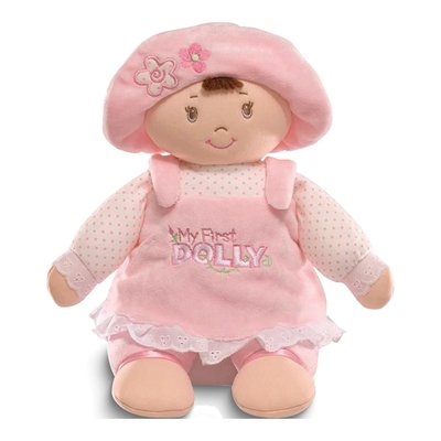 Gund Brunette Plush My First Dolly Baby Gift