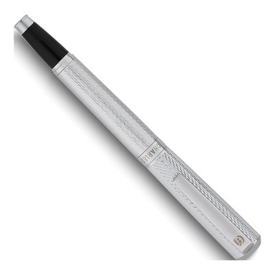 Charles Hubert Silver-tone Textured Roller Ball Pen