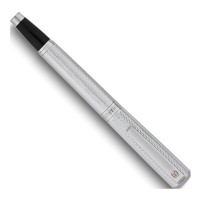 Charles Hubert Silver-Tone Art Deco Fountain Pen