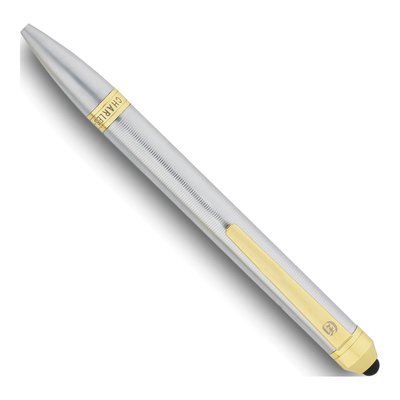 Charles Hubert Silver & Gold-Tone Ballpoint Pen
