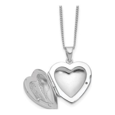 Cardinal Memorial Locket Necklace, 18" Chain – view 6