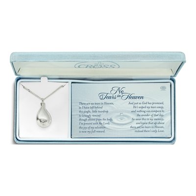 No Tears in Heaven Memorial Urn Pendant Necklace – view 7