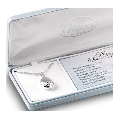 No Tears in Heaven Memorial Urn Pendant Necklace