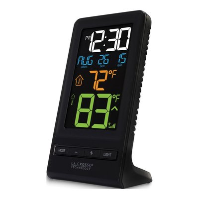 Wireless Color Temperature Station with Clock – view 2