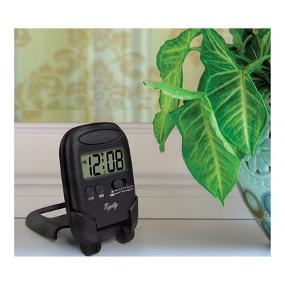 LCD Digital Travel Alarm Clock with Blue Backlight – view 2
