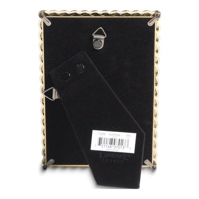 Gold-Tone Rope 4x6 Photo Frame Gift – view 3