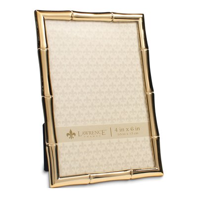 Gold-Tone 4x6 Bamboo Metal Photo Frame – view 2