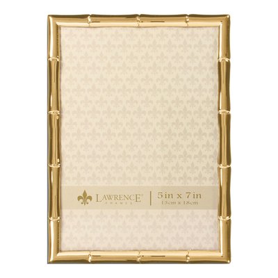 Gold-Tone Bamboo 5x7 Photo Frame