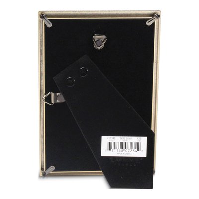 Gold-Tone 4x6 Linen Texture Photo Frame Gift – view 4