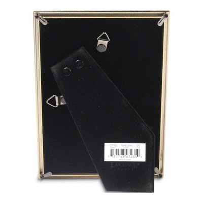Gold-Tone Linen Texture 5x7 Photo Frame – view 4