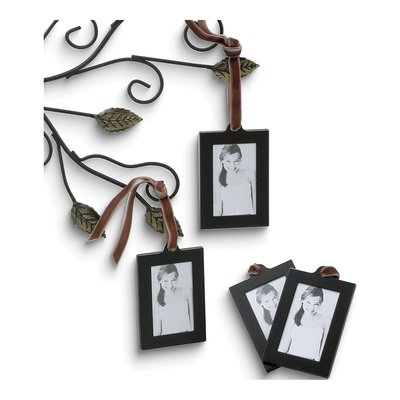 Set of 4 Aluminum Hanging Wallet Frames