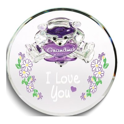 Glass Baron Bear "Grandma, I Love You" Figurine – view 3