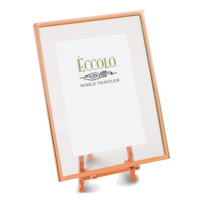 Copper-Plated Easel Photo Frame