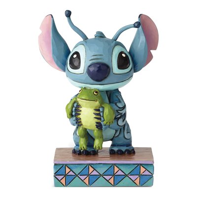 Disney Traditions Stitch & Frog Figurine