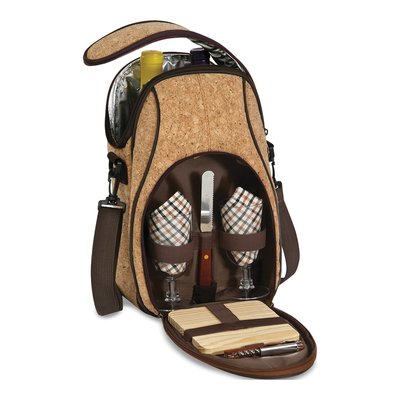 Brava Cork Wine & Cheese Tote for Two