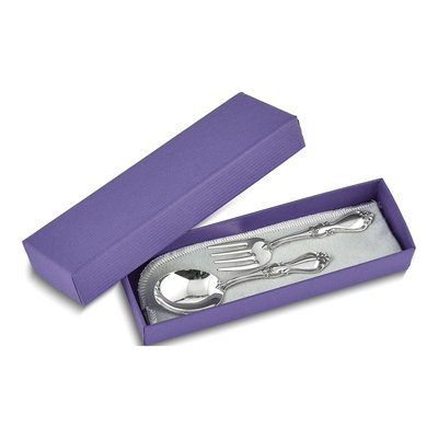 Sterling Silver Towle Queen Elizabeth 2-Piece Baby Flatware Set – view 2