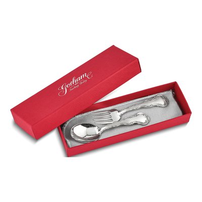 Gorham Sterling Silver Strasbourg Baby Flatware Set – view 2