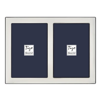 Sterling Silver Double 4x6 Photo Frame