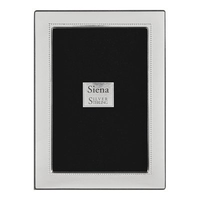 Sterling Silver Beaded 5x7 Photo Frame