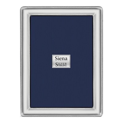 Sterling Silver Rope Edge 4x6 Photo Frame