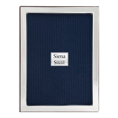 Sterling Silver 4x6 Photo Frame with Wood Back
