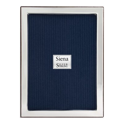 Sterling Silver 5x7 Photo Frame with Wood Back