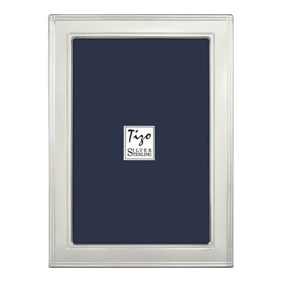 Sterling Silver 4x6 Photo Frame with Wood Back