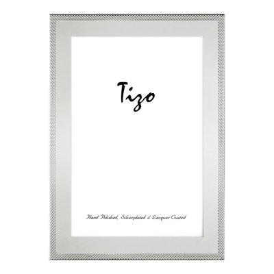 Silver-Plated Mesh Edge 4x6 Photo Frame