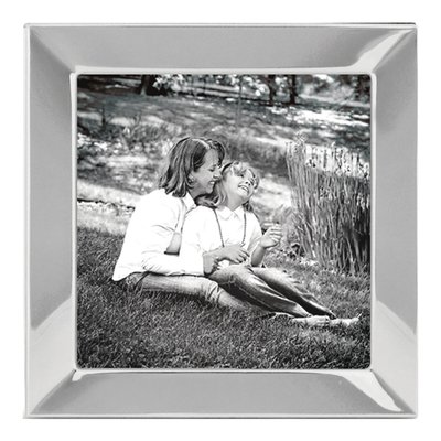 Silver-Plated 3x3 Engravable Photo Frame Gift