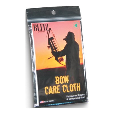 Blitz Bow Care Cloth 8x8 Suede Microfiber