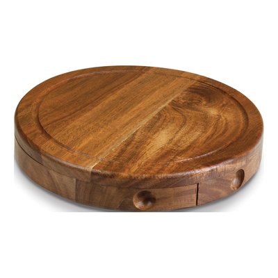 Acacia Wood Cheese Board Set with Steel Tools – view 2