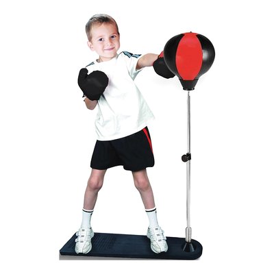 Kids' Punching Ball Boxing Set with Stand & Gloves