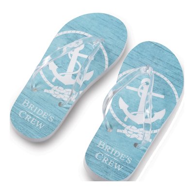 Aqua Bride Flip Flops - Small Size 5-6