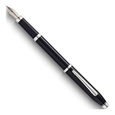 Crossr Century II Black Lacquer Chrome Fountain Pen