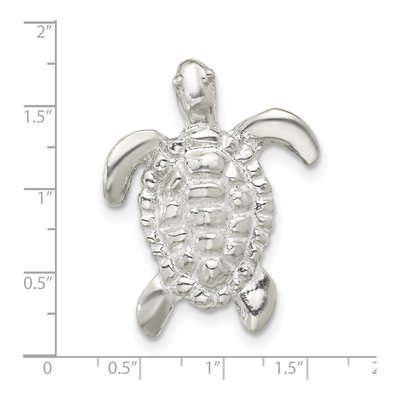 Pewter Turtle Magnetic Scarf Pin Brooch – view 6