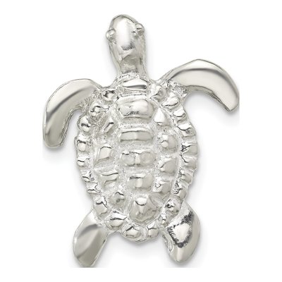 Pewter Turtle Magnetic Scarf Pin Brooch