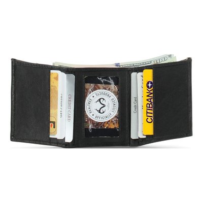 Black RealTree Camo RFID Blocking Trifold Wallet – view 2