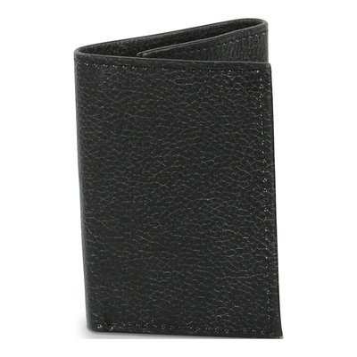 Black Leather RFID-Blocking 5-Slot Trifold Wallet – view 2