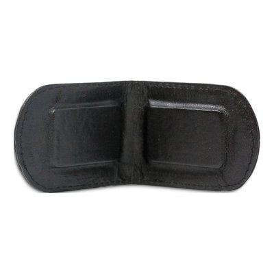 Black Leather Magnetic Money Clip for Men – view 2