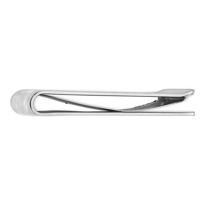 Silver-Tone Engravable Money Clip for Men – view 2