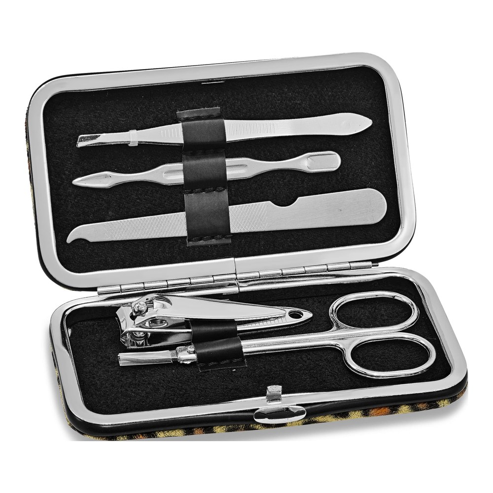 Leopard Print 5-Piece Manicure Set